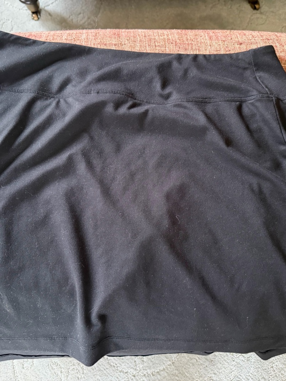 Shale Black Athletic Skort